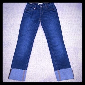 Ann Taylor loft-cuffed jeans